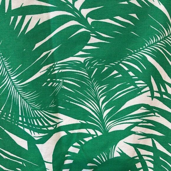 Talbots Womens Pencil Mini Skirt Green Palm Print Green Size 2‎ - Picture 2 of 9